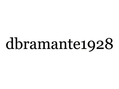 DBRAMANTE1928 Logo