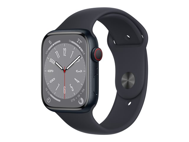 Apple Watch Series 8 (GPS + Cellular) - midnight aluminium - smart Apple Watch Series 8 (GPS + Cellular) - midnight aluminium - smart
