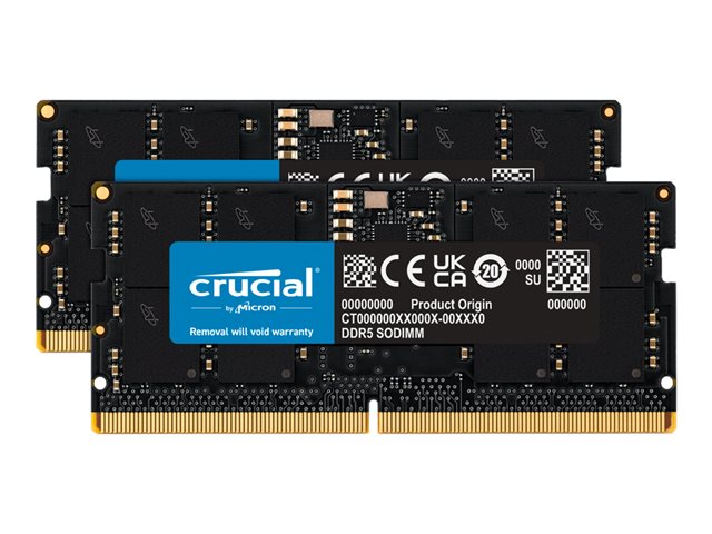 Crucial - DDR5 - kit - 96 GB: 2 x 48 GB - SO-DIMM 262-pin - 5600