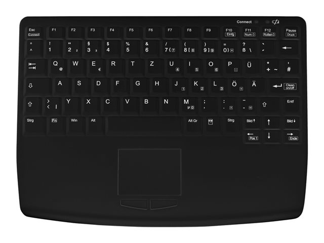 Tastiera USB HP 672647-033 Cablata, Layout QWERTY Inglese UK, Colore Nero