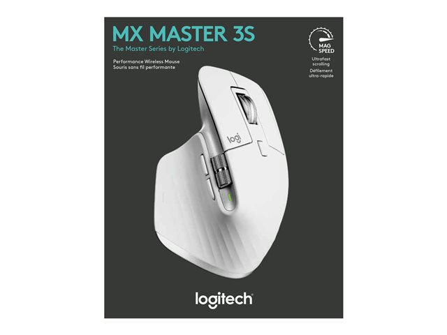 Logitech Master Series MX Master 3S - mouse - Bluetooth, 2.4 GHz