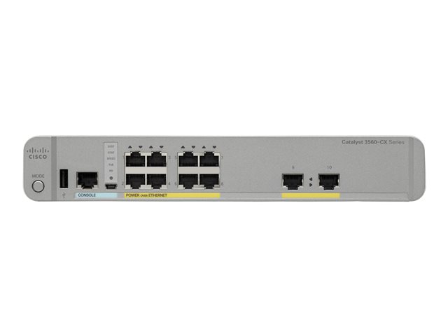 Cisco Catalyst 3560CX-8PT-S - switch - 8 ports - Managed - rack