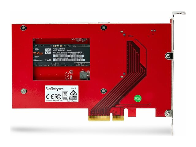 U.3 to PCIe Adapter Card PCIe 4.0 x4 Adapter For 2.5 U.3 NVMe SSDs SFF-TA-1001 PCI Express Add-in Card for Desktops/Servers TAA Compliant