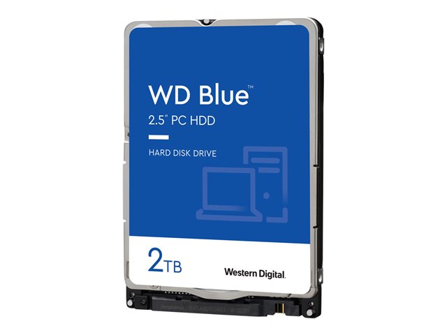 WD Blue WD20SPZX - Hard drive - 2 TB - internal - 2.5