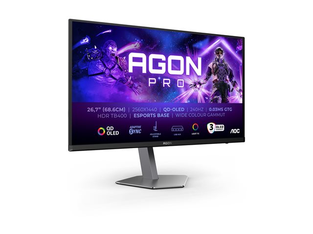 AOC AGON PRO AG276QZD2 - OLED monitor - gaming - 27