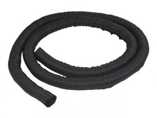 StarTech.com 6.5' (2m) Cable Management Sleeve, Flexible Coiled Cable Wrap, 1.0-1.5" dia. Expandable Sleeve, Polyester Cord Manager/Protector/Concealer, Black Trimmable Cable Organizer - Flame Resistant UL94-V0 - cable sleeving kit