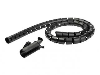 StarTech.com 2.5m (8.2ft) Cable Management Sleeve - 1.8" Diameter - Expandable Coiled Cord Organizer w/ Cable Loading Tool (CMSCOILED4) - cable sleeving kit