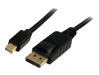 StarTech.com 3m Mini DisplayPort to DisplayPort 1.2 Cable DisplayPort 4k - DisplayPort cable - DisplayPort (M) to Mini DisplayPort (M) - 3 m - black