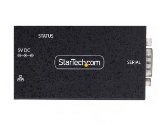 StarTech.com Serial to Ethernet Adapter, IP LAN to RS232 DB9 Converter - device server - PoE - TAA Compliant