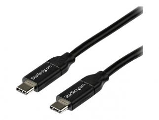 StarTech.com 2m 6ft USB C to USB C Cable - 5A PD - USB 2.0 USB-IF Certified - USB-C cable - 24 pin USB-C to 24 pin USB-C - 2 m