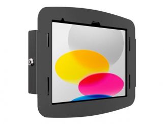 Compulocks iPad 10th-11th (A16) Gen Space Enclosure Wall Mount Black - Enclosure - for tablet - lockable - high-grade aluminium - black - screen size: 10.9" - mounting interface: 100 x 100 mm - wall-mountable, surface mountable, stand mountable - for Appl