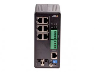 Axis T8504-R - Switch - Managed - 4 x 10/100/1000 (PoE+) + 2 x combo Gigabit Ethernet/Gigabit SFP - desktop, rack-mountable - PoE++ (240 W) - DC power