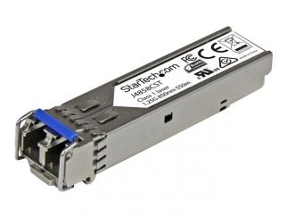 StarTech.com HPE J4858C Compatible SFP Module, 1000BASE-SX, 1GbE Multi Mode (MMF) Fiber Optic Transceiver, 1GE Gigabit Ethernet SFP, LC Connector, 550m, 850nm, DDM, HPE 1400, 1700, 1820 - Lifetime Warranty (J4858CST) - SFP (mini-GBIC) transceiver module -