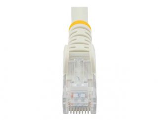 StarTech.com 50cm CAT6 Ethernet Cable, 10 Gigabit Snagless RJ45 650MHz 100W PoE Patch Cord, CAT 6 10GbE UTP Network Cable w/Strain Relief, White, Fluke Tested/Wiring is UL Certified/TIA - Category 6 - 24AWG (N6PATC50CMWH) - network cable - 50 cm - white