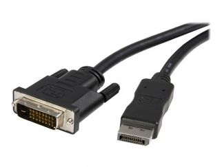 StarTech.com 10 ft DisplayPort to DVI Video Adapter Converter Cable - M/M (DP2DVIMM10) - DisplayPort cable - DisplayPort (M) to DVI-D (M) - 3 m - black - for P/N: DPPNLFM3, DPPNLFM3PW
