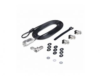StarTech.com Laptop/Desktop & Peripheral Lock Kit, 9.8ft (3m) Cable - workstation locking kit - theft-deterring - TAA Compliant