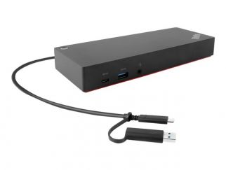 Lenovo ThinkPad Hybrid USB-C with USB-A Dock - docking station - USB-C - 2 x HDMI, 2 x DP - GigE