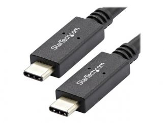 StarTech.com USB C Cable - 3 ft / 1m - with Power Delivery (USB PD) - Power Pass Through Charging - USB to USB Cord (USB31C5C1M) - USB-C cable - 24 pin USB-C to 24 pin USB-C - 1 m