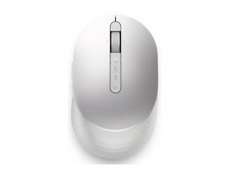 Dell Premier MS7421W - Mouse - optical - 7 buttons - wireless - 2.4 GHz, Bluetooth 5.0 - platinum silver - with 3 years NBD Advance Exchange