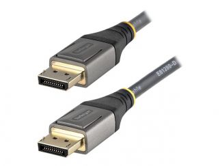 StarTech.com 3ft (1m) VESA Certified DisplayPort 1.4 Cable, 8K 60Hz HDR10, Ultra HD 4K 120Hz DP Video Cable, DisplayPort to DisplayPort Cable, DP Cord for Monitors/Displays, M/M - DP 1.4 Cable with Latches (DP14VMM1M) - DisplayPort cable - DisplayPort to