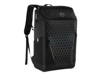 Dell Gaming Backpack 17 - Notebook carrying backpack - 17" - black with rainbow reflective front panel