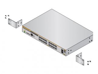 Allied Telesis AT-RKMT-J13 - Rack mounting kit - for AT x230, x330, CentreCOM AT-GS970EMX/20, GS970EMX/28, x230-18, x230-28, x230L-17, x330-28