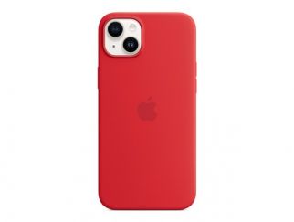 Apple - Back cover for mobile phone - MagSafe compatibility - silicone - red - for iPhone 14 Plus