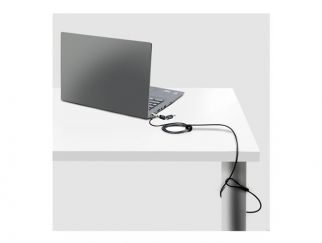 StarTech.com Nano Laptop Cable Lock, 6ft (2m), Anti-Theft Keyed Lock, Security Cable Locks Nano Slot Computers, For HP EliteBook/Lenovo ThinkPad X1/2-1 Laptops, Cut-Resistant Steel Cable Lock For Laptop (NANOK-LAPTOP-LOCK) - security cable lock