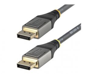 StarTech.com 10ft (3m) VESA Certified DisplayPort 1.4 Cable, 8K 60Hz HDR10, Ultra HD 4K 120Hz DP Video Cable, DisplayPort to DisplayPort Cable, DP Cord for Monitors/Displays, M/M - DP 1.4 Cable with Latches (DP14VMM3M) - DisplayPort cable - DisplayPort to