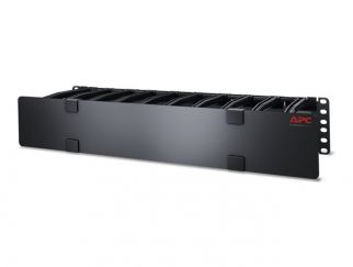 APC Cable Management - Rack cable management kit - black - 2U - TAA Compliant - for P/N: SCL500RM1U, SMX1500RM2UCNCUS, SMX1500RM2UCUS, SMX2KR2UX145, SMX3KR2UNCX145, SMX750CUS