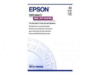 Epson Media, Media, Sheet paper, Photo Quality Ink Jet Paper, Graphic Arts - Graphic and Signage Paper, A3, 102 g/m2, 100 Sheets