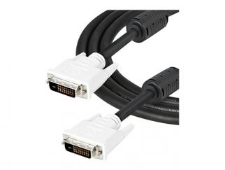 StarTech.com 2m DVI-D Dual Link Cable - Male to Male DVI-D Digital Video Monitor Cable - 25 pin DVI-D Cable M/M Black 2 Meter - 2560x1600 (DVIDDMM2M) - DVI cable - 2 m