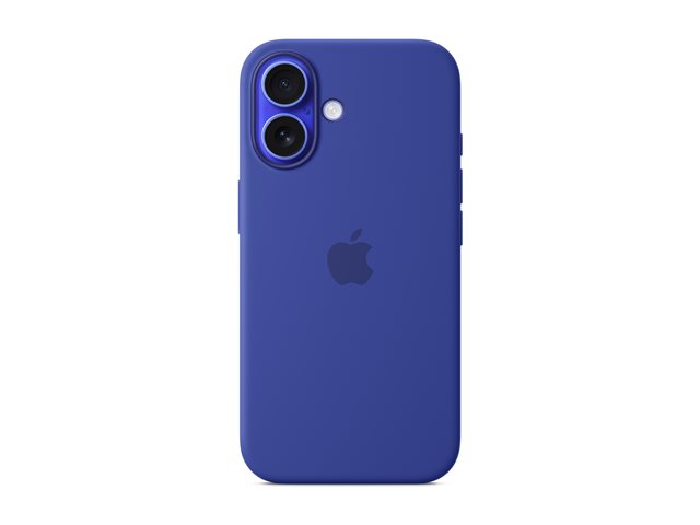 Apple - Protective cover for mobile phone - MagSafe compatibility - silicone - ultramarine - for iPhone 16