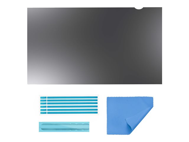 Startech 23.6-inch 16:9 Computer Monitor Privacy Filter, Anti-Glare Privacy Screen with 51% Blue Light Reduction, Black-out Monitor Screen Protector w/+/- 30 deg. Viewing Angle, Matte and Glossy Sides (23669-PRIVACY-SCREEN) - Notebook privacy filter (hori