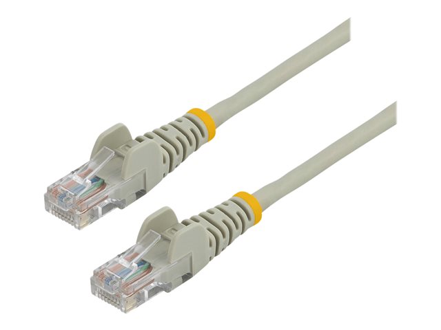 Startech 2m Gray Cat5e / Cat 5 Snagless Patch Cable - Patch cable - RJ-45 (M) to RJ-45 (M) - 2 m - UTP - CAT 5e - molded, snagless - grey