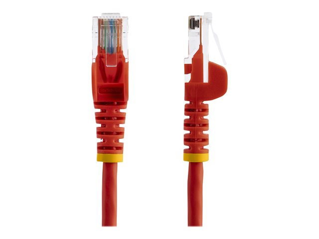 StarTech.com 1m Red Cat5e / Cat 5 Snagless Patch Cable - Patch cable - RJ-45 (M) to RJ-45 (M) - 1 m - UTP - CAT 5e - riser, snagless - red