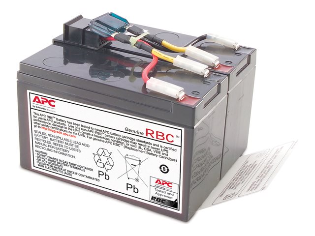 APC Replacement Battery Cartridge #48 - UPS battery - 1 x battery - Lead Acid - for P/N: SMT750, SMT750C, SMT750CUS, SMT750I, SMT750TW, SMT750US, SUA750ICH-45, SUA750-TW