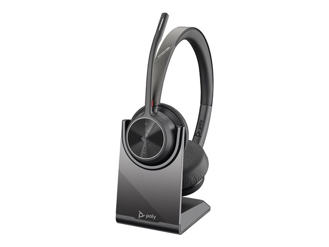 HP Poly Voyager 4320-M - headset - USB-A via Bluetooth adapter