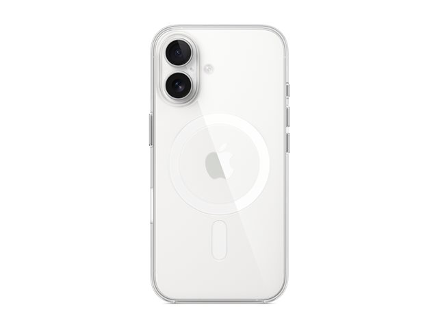 Apple - Protective cover for mobile phone - MagSafe compatibility - polycarbonate - clear - for iPhone 16