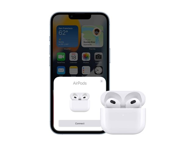 Apple AirPods with MagSafe Charging Case 3rd generation - true wireless earphones with mic