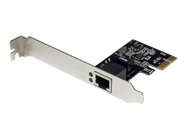 Startech 1 Port PCIe Gigabit Network Server Adapter NIC Card - Dual Profile - Gigabit Desktop Adapter REV E Intel 6 Chip support (ST1000SPEX2) - Network adapter - PCI Express x1 low profile - Gigabit Ethernet - for P/N: ET91000SM10, ET91000SM20