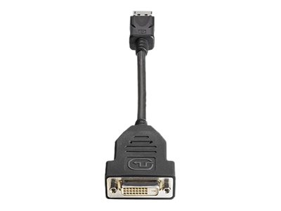 HP DisplayPort to DVI-D Adapter - DisplayPort adapter - 19 cm