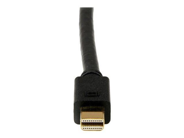 StarTech.com 3 ft Mini DisplayPort to DVI Adapter Cable - Mini DP to DVI Video Converter - MDP to DVI Cable for Mac / PC 1920x1200 - Black (MDP2DVIMM3B) - DisplayPort cable - 91.44 cm