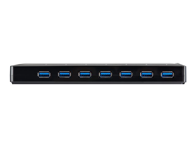 Startech 9 Port USB 3.0 Hub - 7 x USB-A, 2 x USB-A Fast Charge Ports - Multi Port Powered USB Charging Station (ST93007U2C) - USB peripheral sharing switch - 7 x SuperSpeed USB 3.0 - desktop - for P/N: USB312SAT3CB, USB315CB2M, USBLT1MWS, USBLT2MBR, USBLT