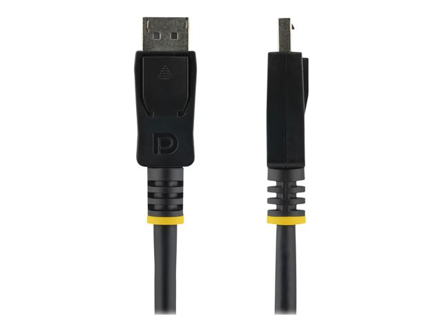 StarTech 7m DisplayPort Cable with Latches M/M - DisplayPort cable - DisplayPort (M) to DisplayPort (M) - 7 m - latched - black
