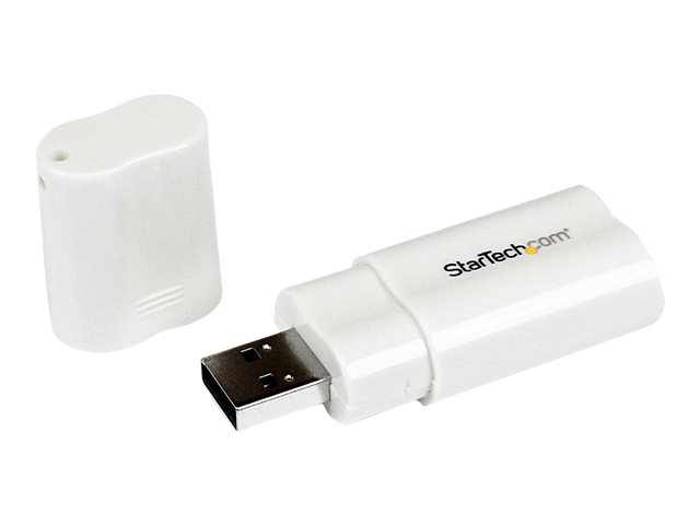 StarTech USB to Stereo Audio Adapter Converter - USB stereo Adapter - USB External sound Card - Laptop sound Card (ICUSBAUDIO) - Sound card - stereo - USB 2.0 - for P/N: MU15MMS, MU6MMS