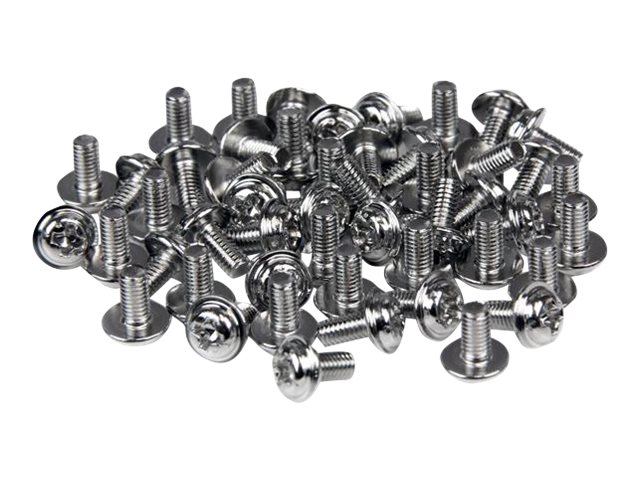 StarTech.com PC Mounting Computer Screws M3 x 1/4in Long Standoff - Screw kit - 0.2 in (pack of 50) - SCREWM3 - Screw kit - 6.3 mm (pack of 50) - for P/N: PCSCREWKIT
