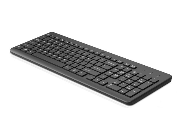 HP 225 - keyboard - 2.5-zone layout - UK - black Input Device