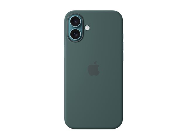 Apple - Protective cover for mobile phone - MagSafe compatibility - silicone - lake green - for iPhone 16 Plus