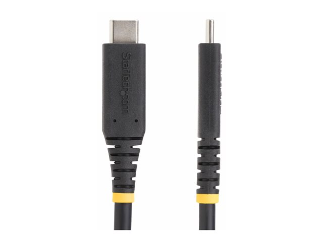 StarTech 50cm (1.6ft) USB4 Cable, USB-IF Certified USB-C Cord 40Gbps - USB cable - USB-C (M) to USB-C (M) - USB4 / Thunderbolt 3 / Thunderbolt 4 / DisplayPort 1.4 - 48 V - 5 A - 50 cm - halogen-free, passive, 4K120Hz support, 8K60Hz support, extended powe